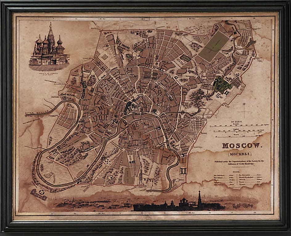 Карта Московский Москва Магазины