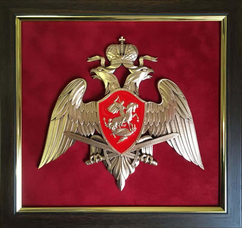 картинка Панно "Эмблема Национальной Гвардии" от магазина Бизнес подарки+