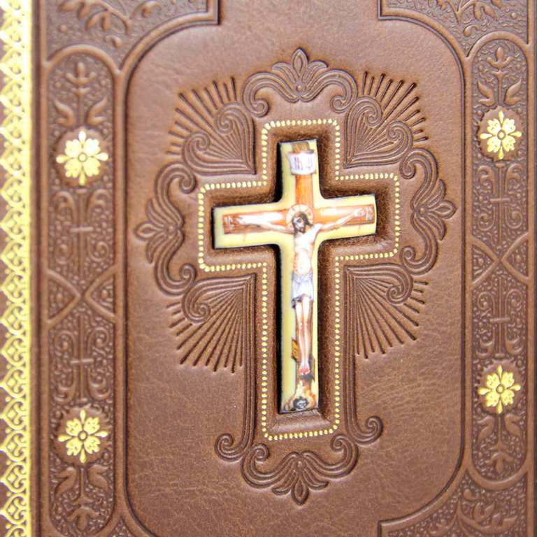картинка Книга "Святое Евангелие" церковнославянский с финифтью от магазина Бизнес подарки+