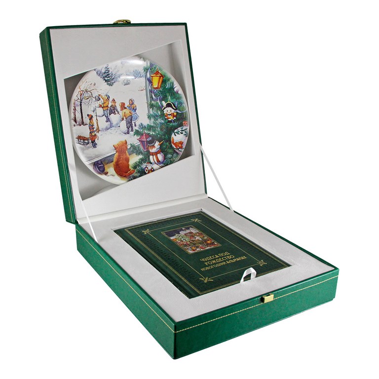 картинка Подарочный набор "Чудеса под рождество. Новогодний альманах для семейного чтения"  от магазина Бизнес подарки+