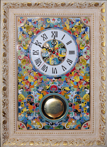картинка Изразцовые настенные часы с маятником  от магазина Бизнес подарки+