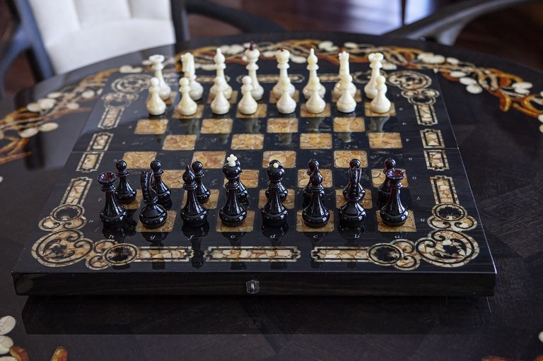 картинка Шахматы "Арабески марин" от магазина Бизнес подарки+