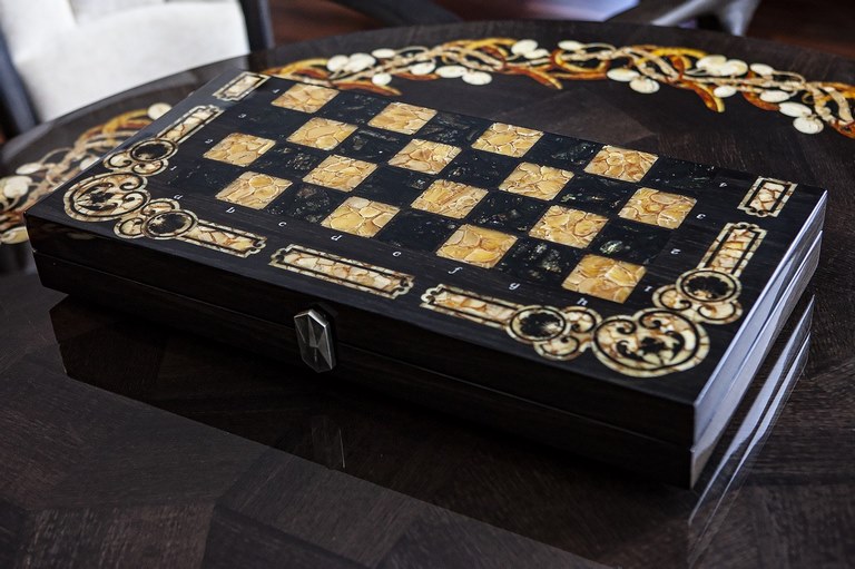 картинка Шахматы "Арабески марин" от магазина Бизнес подарки+