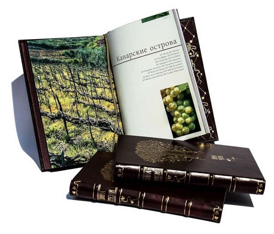 картинка Комплект подарочных книг "Вина Испании, Грузии, Чили" от магазина Бизнес подарки+