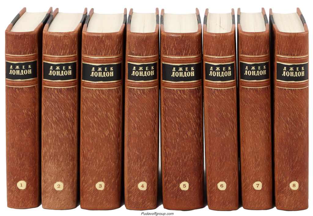картинка Собрание сочинений Джека Лондона в восьми книгах от магазина Бизнес подарки+