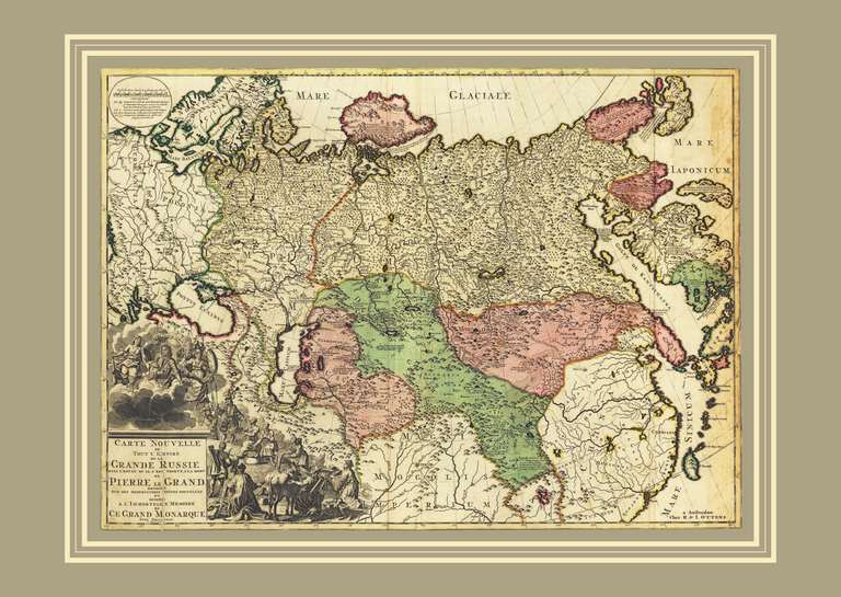 картинка Новая карта всей империи Великой России от магазина Бизнес подарки+