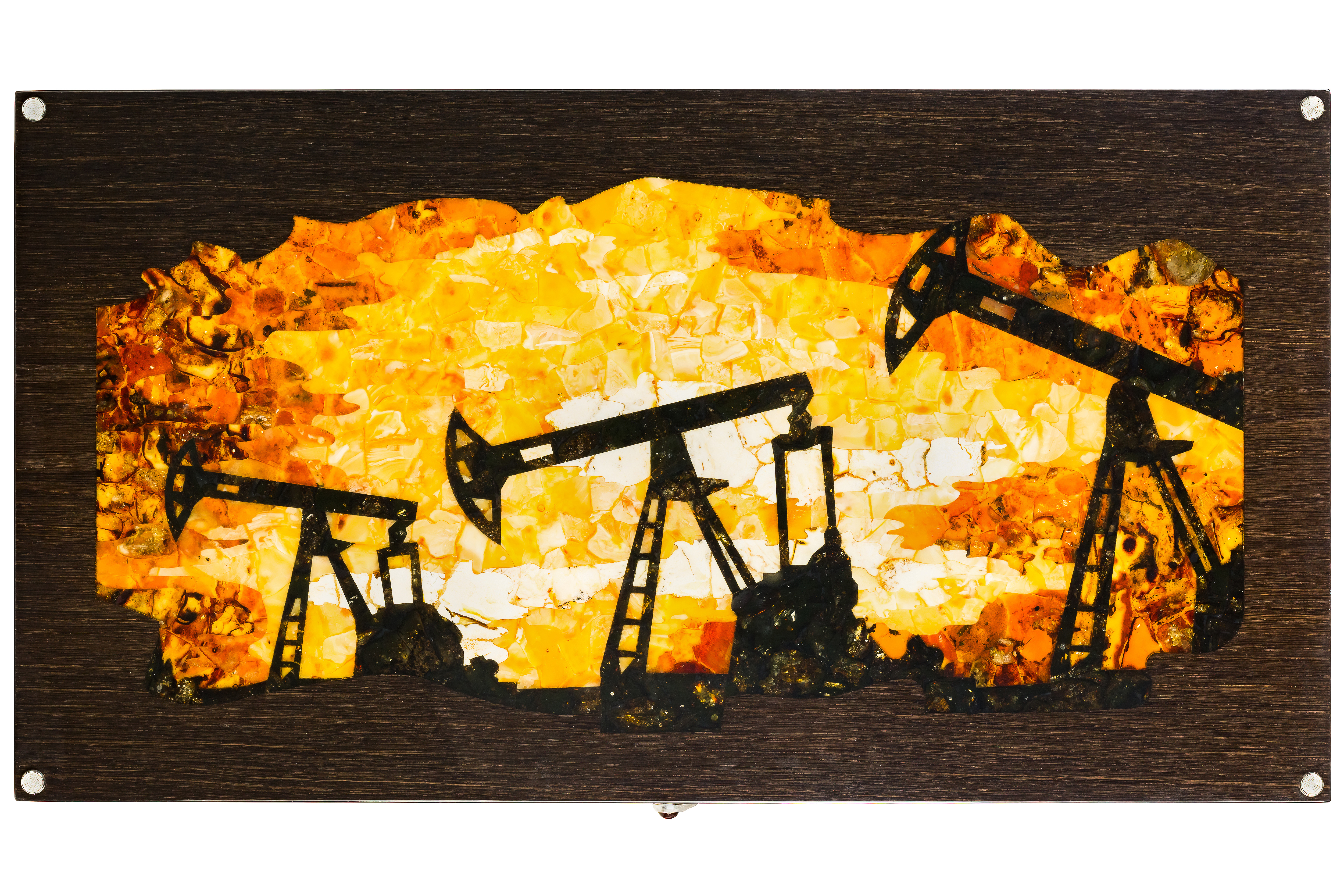 картинка Эксклюзивные нарды из янтаря Газ-нефть  от магазина Бизнес подарки+